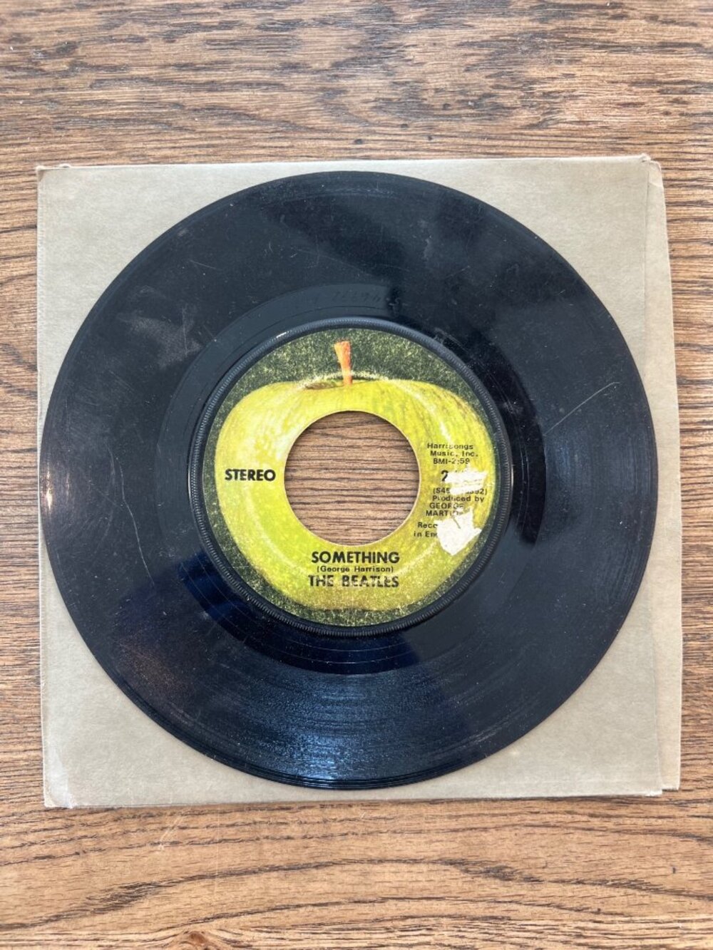 Come Together / Something The Beatles Apple Records 2654 Stereo 7” 45 RPM US Pre